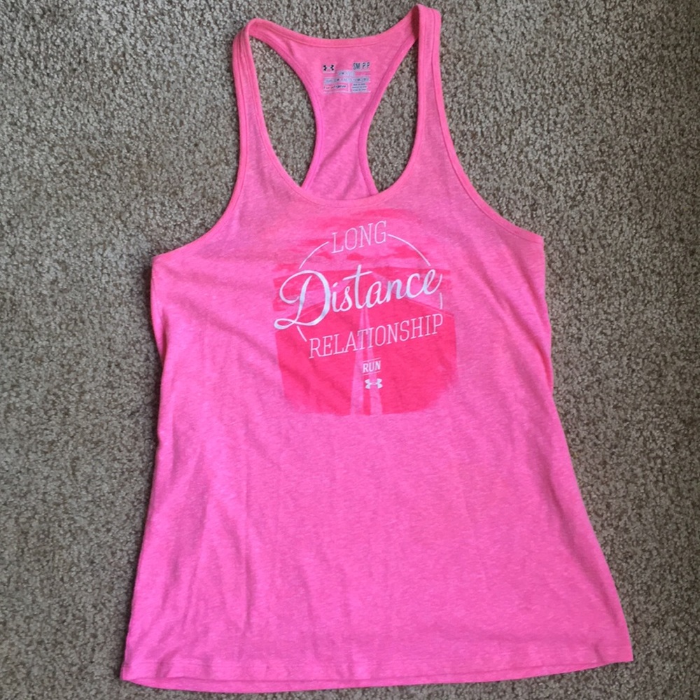 Under armour racerback long distance relationship